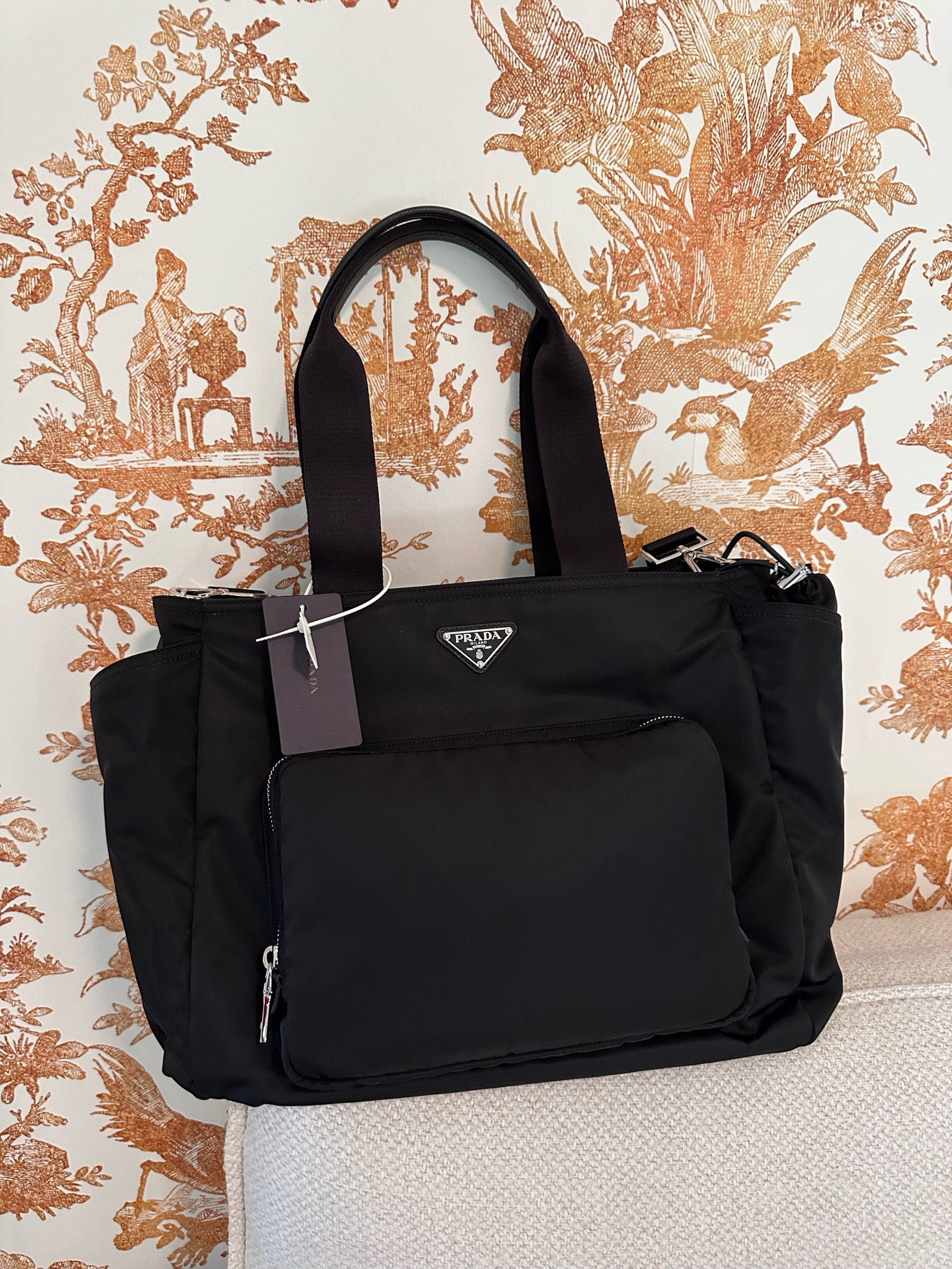 My diaper bag from Prada!! Super excited about it and love the size 🙃

#LTKKids #LTKBump #LTKBaby