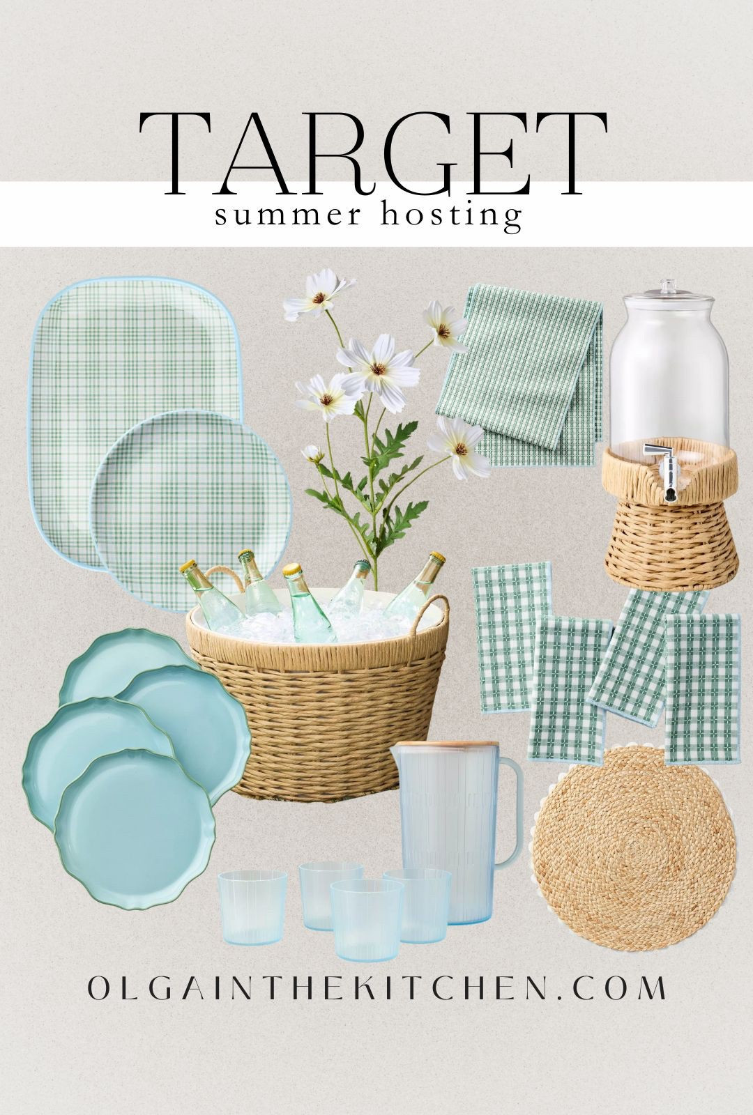 Target New Arrivals ✨ Summer hosting in plaid!

#LTKHome #LTKFindsUnder50 #LTKSeasonal
