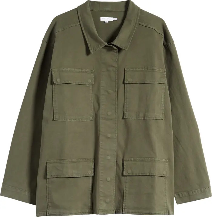 Stretch Cotton Utility Jacket | Nordstrom