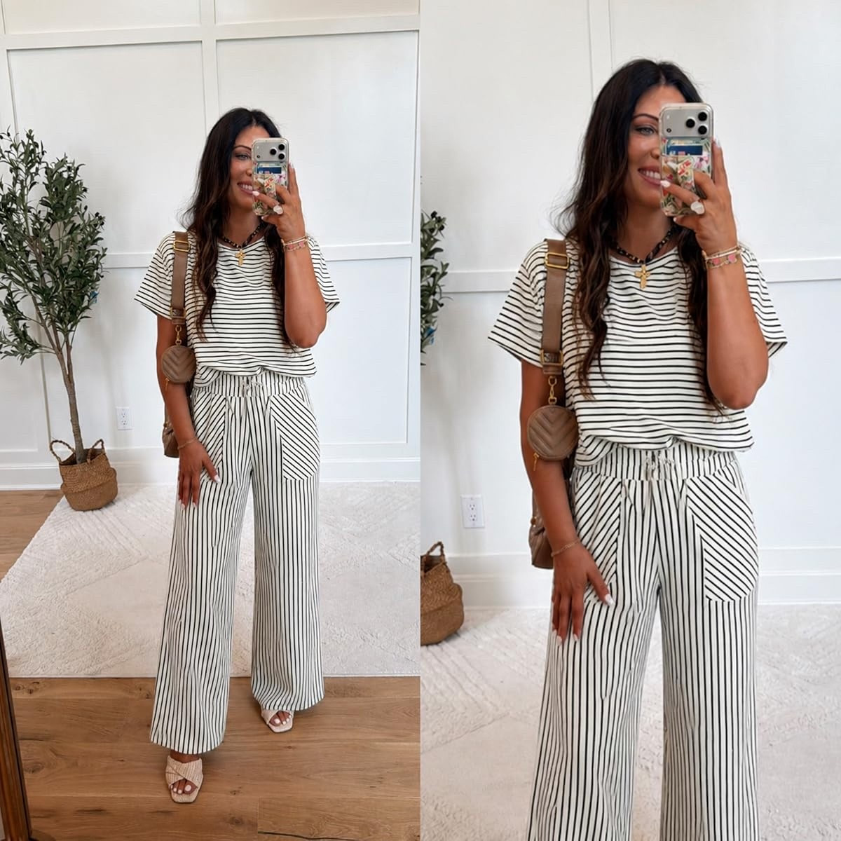 This striped set = comfy but still looks like you tried 👏🤍 Perfect for errands, travel days, lunch dates, or just feeling cute while staying comfy. I’ll definitely be reaching for this on repeat!

#LTKStyle #MatchingSet #TravelOutfit #ComfyChic #CasualStyle #SummerFashion #NeutralStyle #AmazonFashion

#LTKmomlife #LTKootd #LTKdayinmylife
