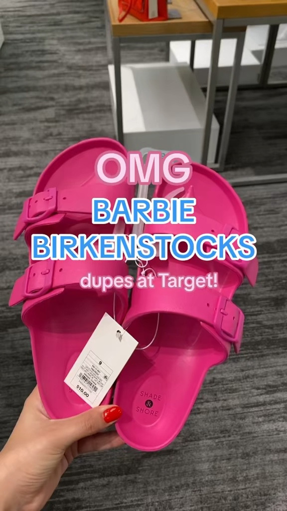 Barbie Birkenstock dupes!! 💖