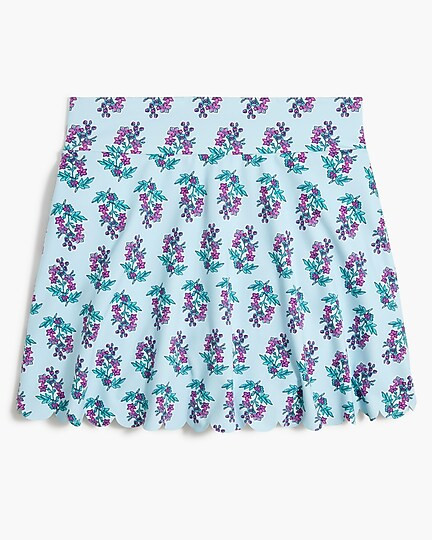 Scalloped active skort | J.Crew Factory