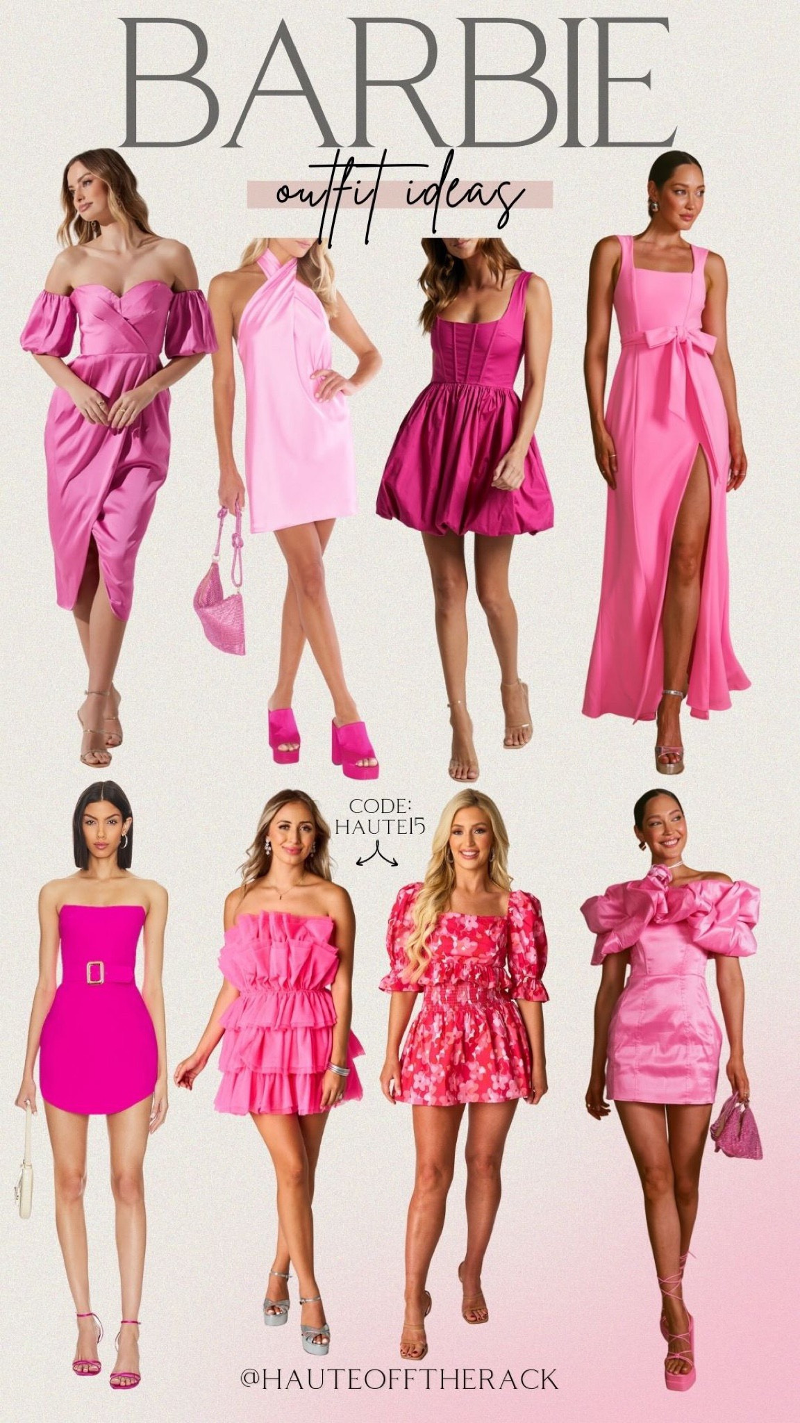 Barbie outfit ideas! Don’t forget to use my code at buddy love & take 15% OFF at checkout!

#barbie #barbieoutfit #barbiedress #pinkdress #tulledress #floraldress #puffsleevedress #datenight #girlsnightout #barbieparty

#LTKparties #LTKstyletip #LTKFind