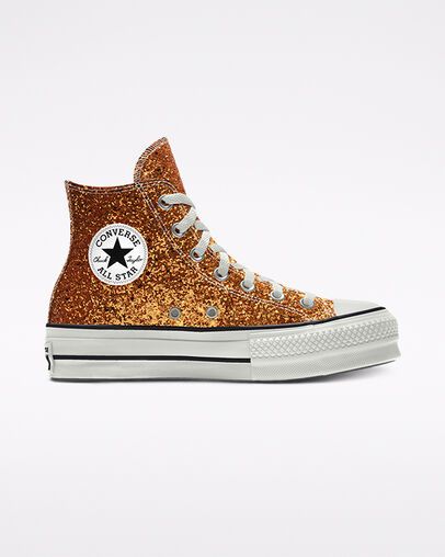 Custom Chuck Taylor All Star Lift Platform Glitter By You | Converse (US)