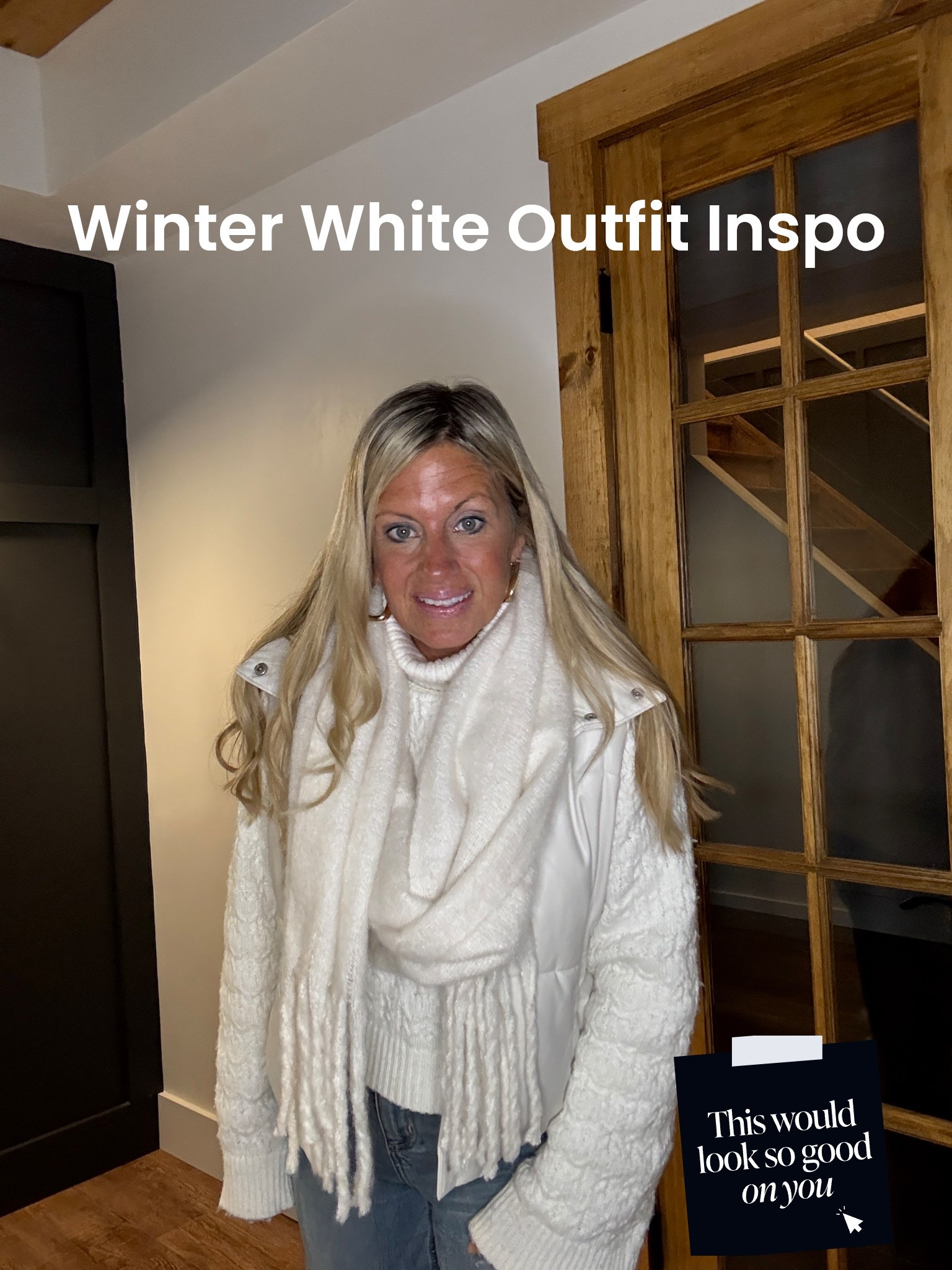 Winter ❄️ White Outfit Inspo- shop the look.  Shop my cozy winter white picks.  #ad#winterwhite#cozyseason

#LTKFindsUnder50 #LTKOver40 #LTKHoliday