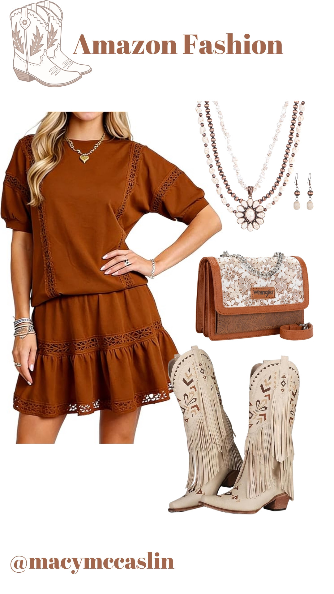 Get ready to cowboy up with these chic Amazon finds! Perfect for a day out. 🌵🤠 #westernstyle #cowgirloutfit 

 #LTKootd #LTKSeasonal #LTKSaleAlert