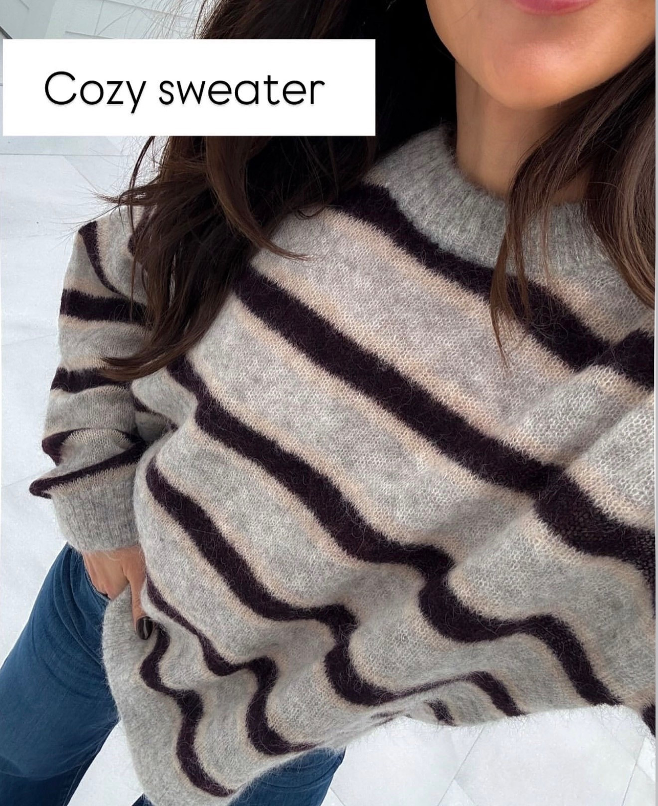 Striped pullover, soft and not itchy
Daytime look, knitwear, women’s sweater, cozy vibes, annabrstyle



#LTKHoliday #LTKSeasonal #LTKootd