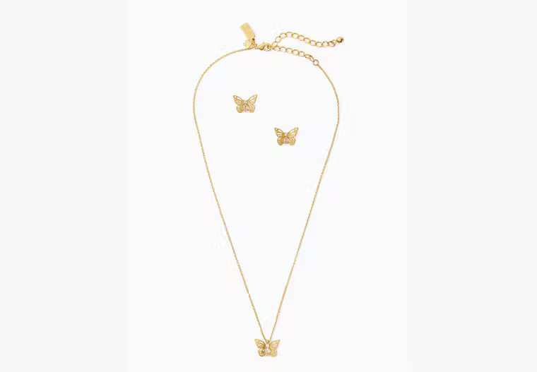 Social Butterfly Pendant Bundle | Kate Spade Outlet