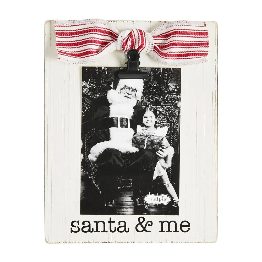 Santa and me picture frame | Mud Pie (US)
