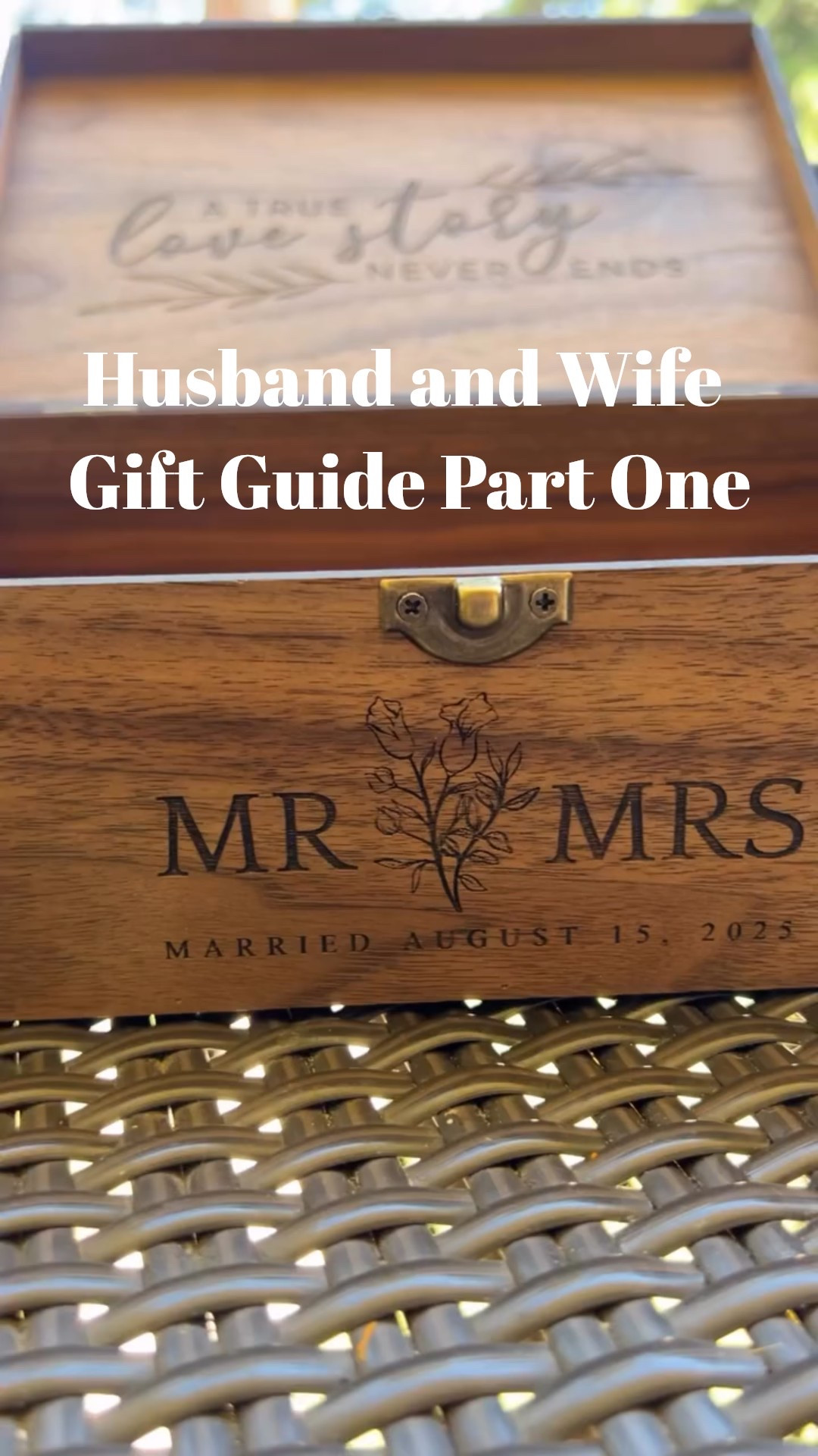 The thoughtful gifts my husband and I have exchanged. 

#magicalmoments #wedding #thoughtfulgifts #giftsforhusband #giftsforwife #intentionalliving #sothisislove #intothewoods #giftideas #lovestory #itsalovestory #diyweddings #diywedding

#LTKGiftGuide