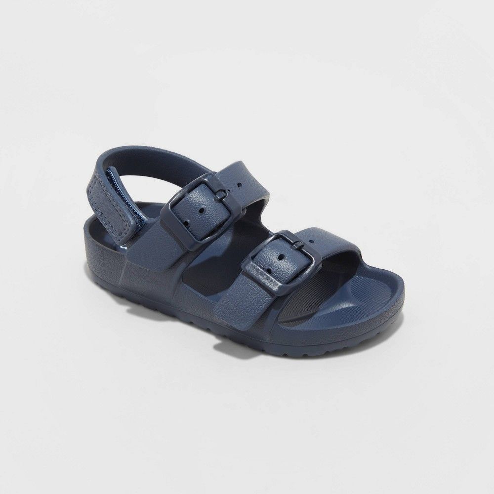 Toddler Ade EVA Sandals - Cat & Jack Navy 12, Blue | Target