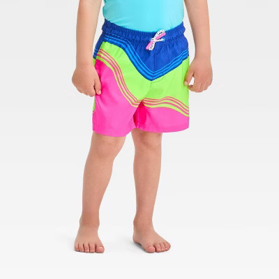 Toddler Boys' Wave Swim Shorts - Cat & Jack™ | Target