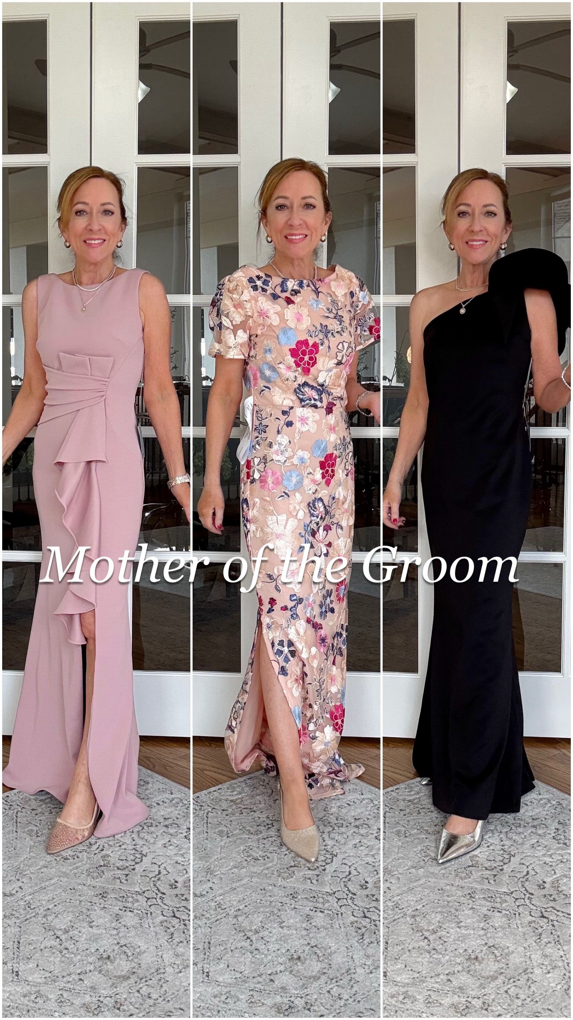 Mother of the Groom Dresses Part 1. Here are the 1st 3 I ordered, & I’m still looking. I’d love your input! 

Pink Dress 2P and quite snug🙈

Floral Dress 2 regular 

Black Dress 4P

Out of these 3 dresses which one do you like the best?

Mother of the Bride Dress, Mother of the Groom Dress, Petite Mother of the Groom Dress



#LTKPetite #LTKOver40 #LTKWedding