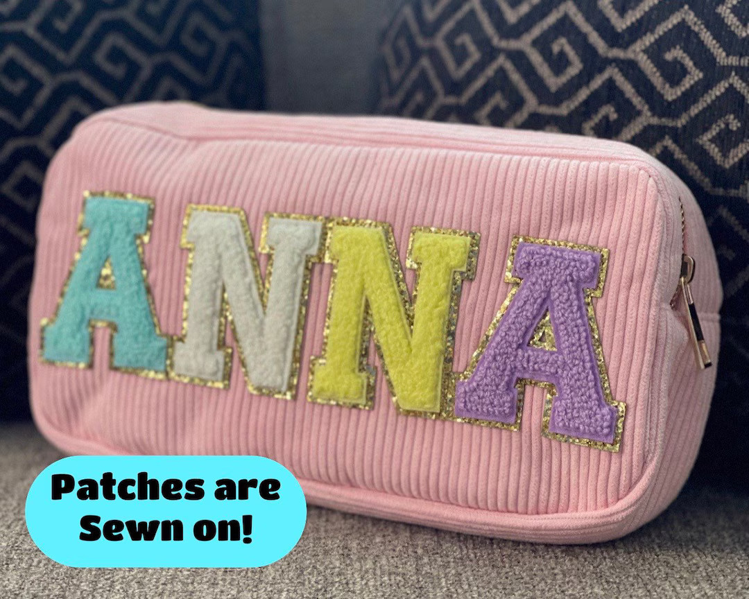 Medium-customized-corduroy Bag-makeup Bag-bride - Etsy | Etsy (US)