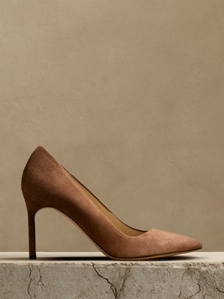 Arden Suede Pump | Banana Republic (US)