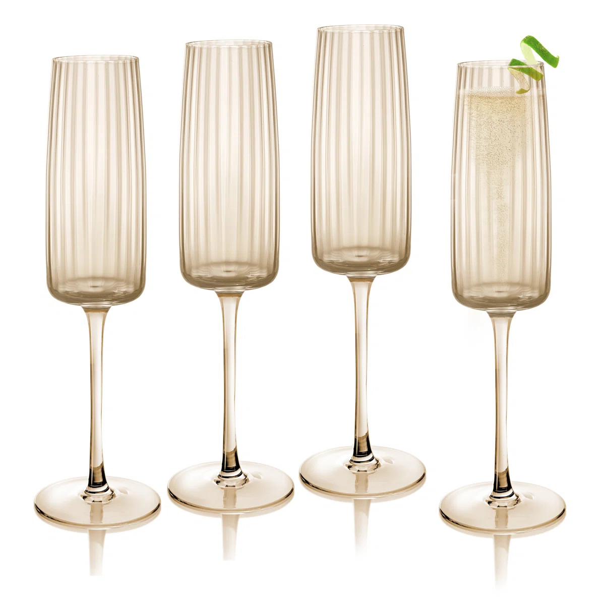 Orlosky 8oz. Handmade Flute Set (Set of 4) | Wayfair North America