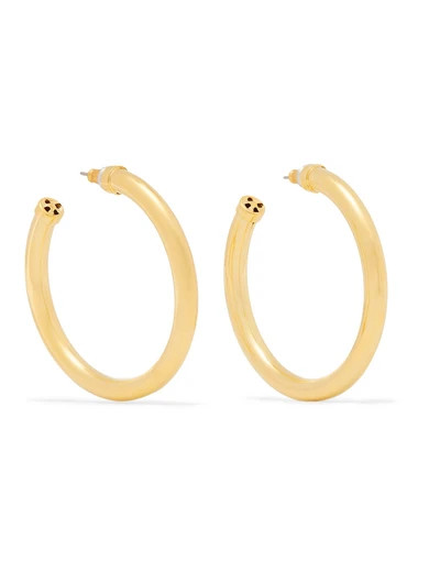 Kenneth Jay Lane - Gold-tone Hoop Earrings - one size | NET-A-PORTER (UK & EU)