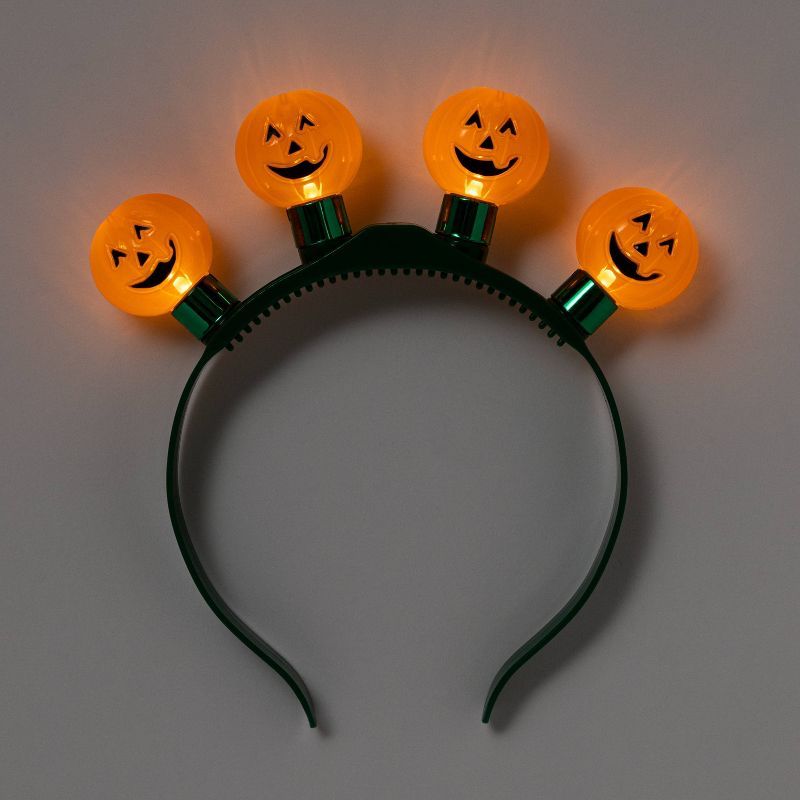 Kids' Light Up Pumpkin Halloween Headband - Hyde & EEK! Boutique™ | Target