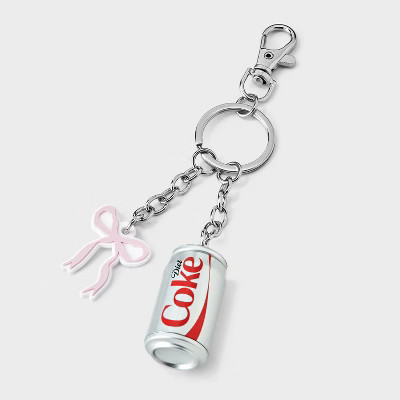 Women's Diet Coke Graphic Keychain - Gray | Target