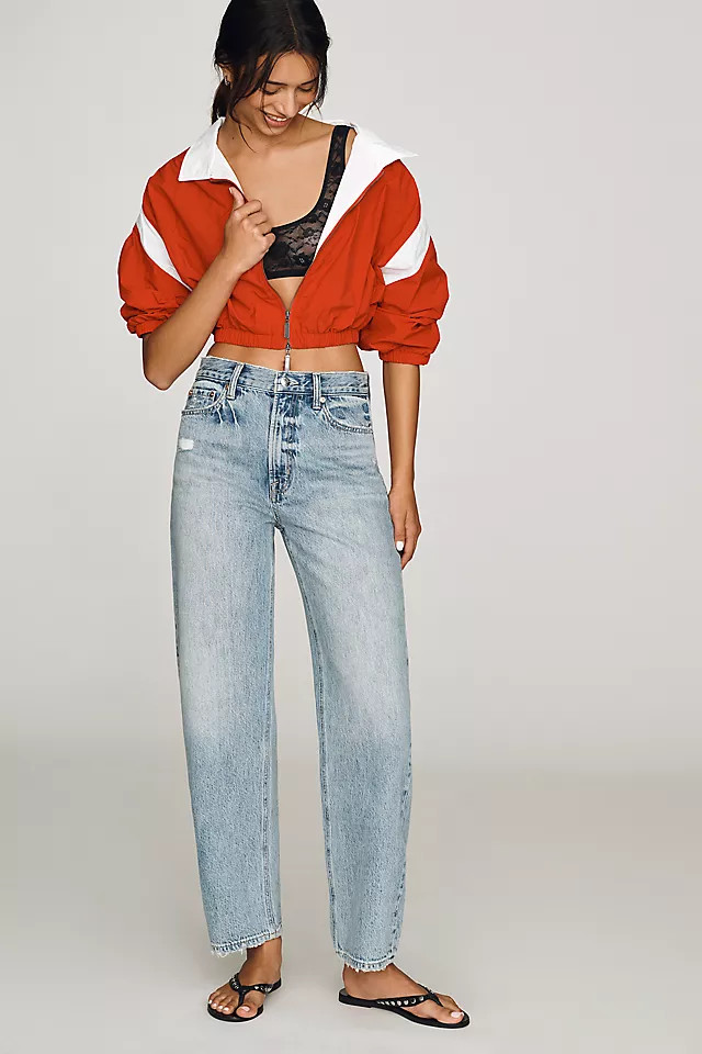 Wes High-Rise Tapered-Leg Jeans | Anthropologie (US)