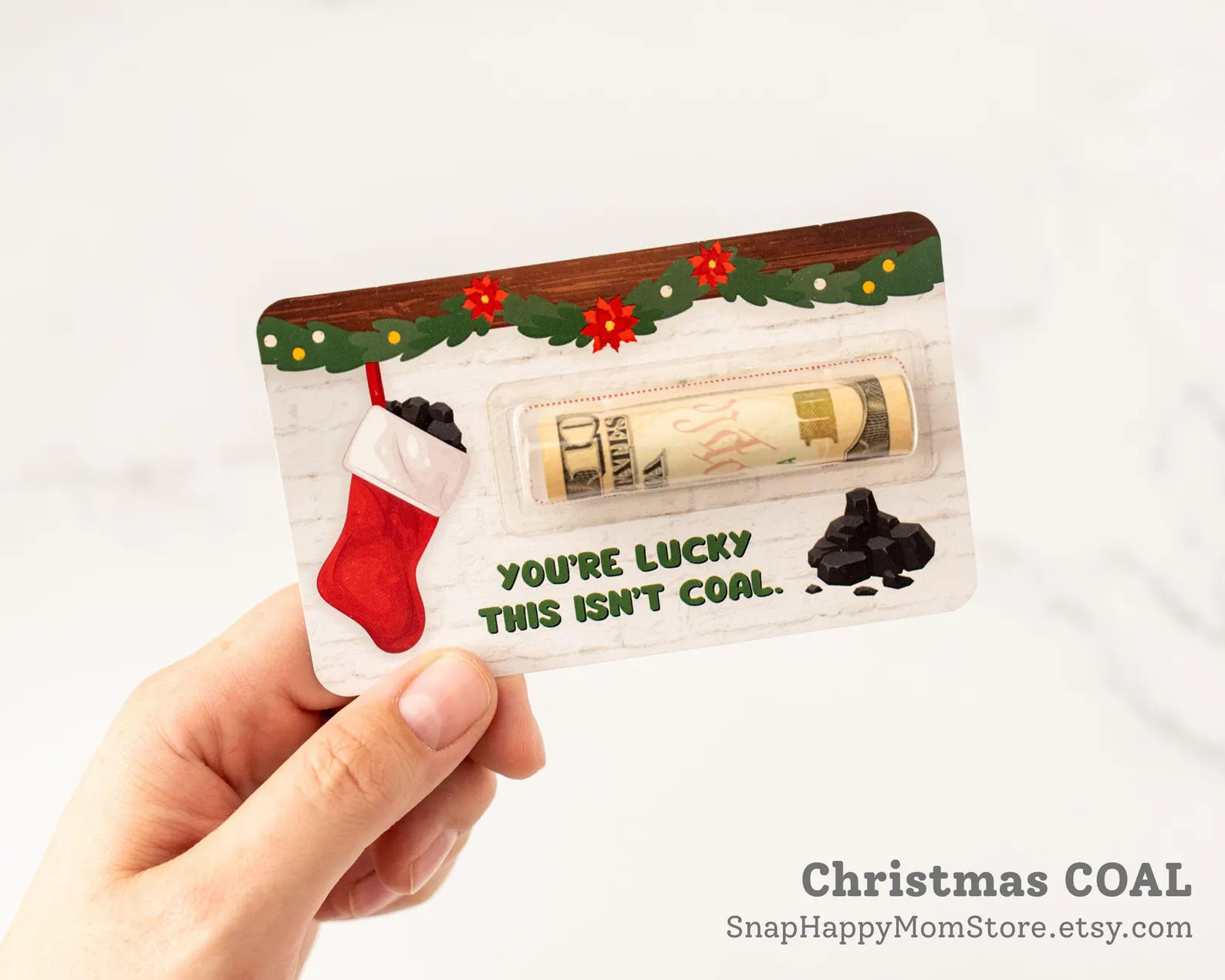 Christmas Money Holder - Funny Cash Gift for Teen Boy or Girl - Merry Christmas Bruh Money Card -... | Etsy (US)