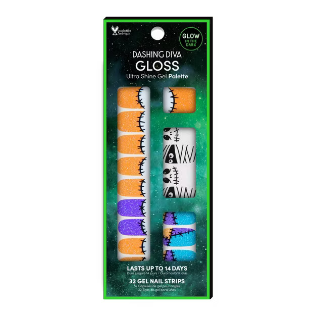 Dashing Diva Gloss Nail Art - Stitches and Stones - 32ct | Target