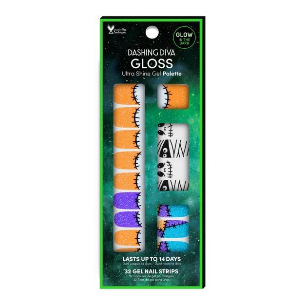 Dashing Diva Gloss Nail Art - Stitches and Stones - 32ct | Target