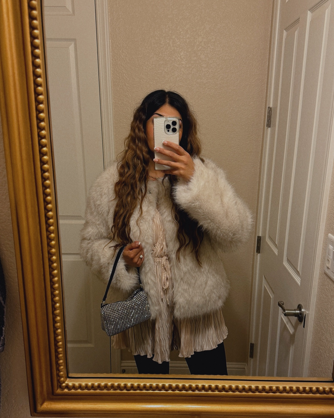 Fur coat from Target does not disappoint! Completed my look for my husband’s 40th surprise birthday party. 

Wearing large in faux fur coat
Wearing large in plisse metallic romper

Target winter outfit / party outfit / cupshe / eras tour outfit / date night outfit / bathroom selfie golf mirror / size 12 outfit  

#LTKSeasonal #LTKMidsize #LTKParties