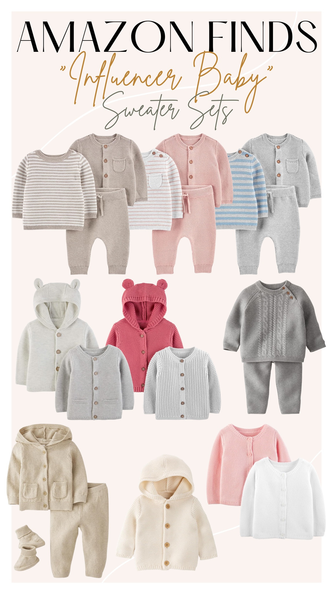 Adorable sweater sets from Amazon for baby boys and girls! 

#LTKFamily #LTKBaby #LTKKids