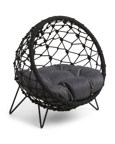 Indoor Outdoor Rope Weave Pet Chair | TJ Maxx