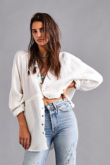 We The Free Summer Daydream Buttondown | Free People (Global - UK&FR Excluded)