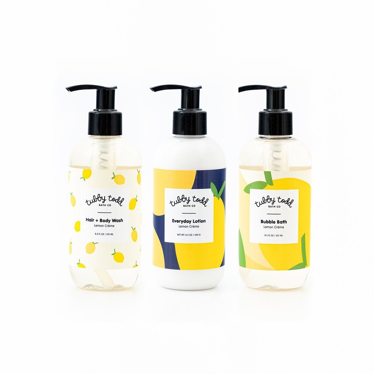 Lemon Crème Gift Sets | Tubby Todd Bath Co