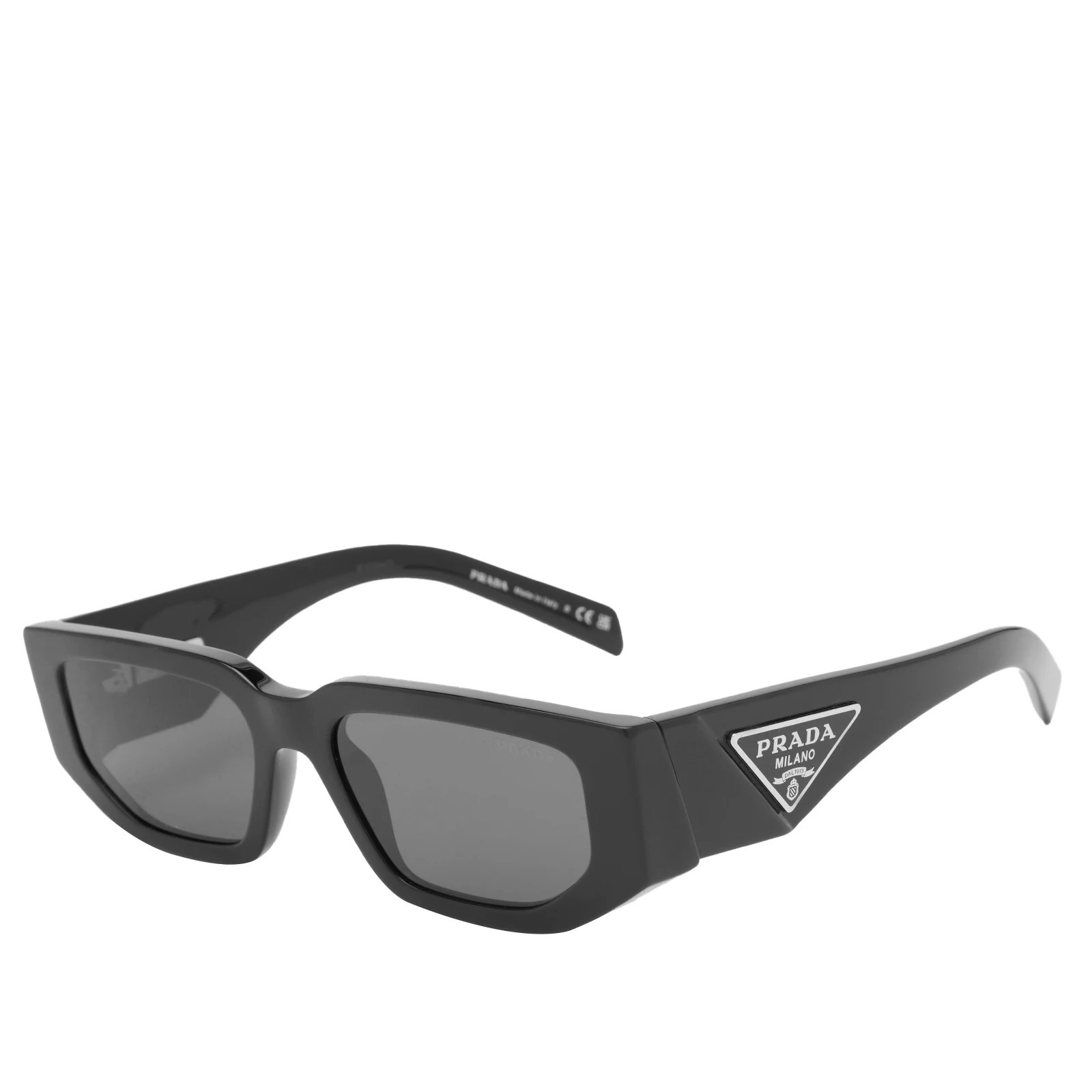 Prada Eyewear Men's PR 09ZS Sunglasses in Black | END. Clothing
