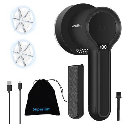 Electric Fabric Shaver Electrostatic Brush, LED Display, 3-Speeds, Rechargeable Sweater Shavers To Remove Pilling For Clothing, Couch, Furniture | Wayfair North America