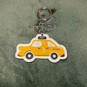 NYC Coach Leather Yellow Taxi Cab Keyring KEY CHAIN Charm NEW YORK bag purse FOB | Poshmark