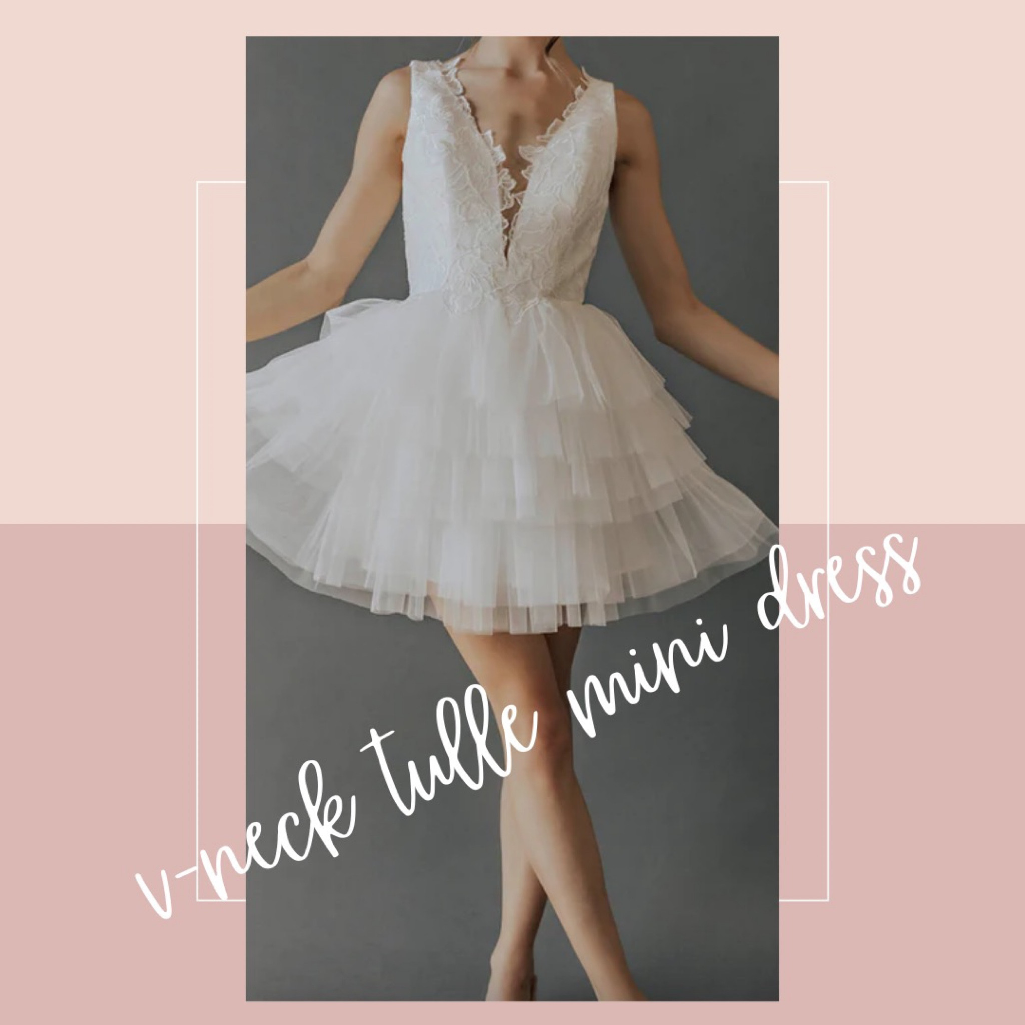 Tulle dresses are huge right now in the wedding industry, and this is such a fun white mini dress. Perfect for bridal showers or as a second reception dress 

#LTKstyletip #LTKwedding