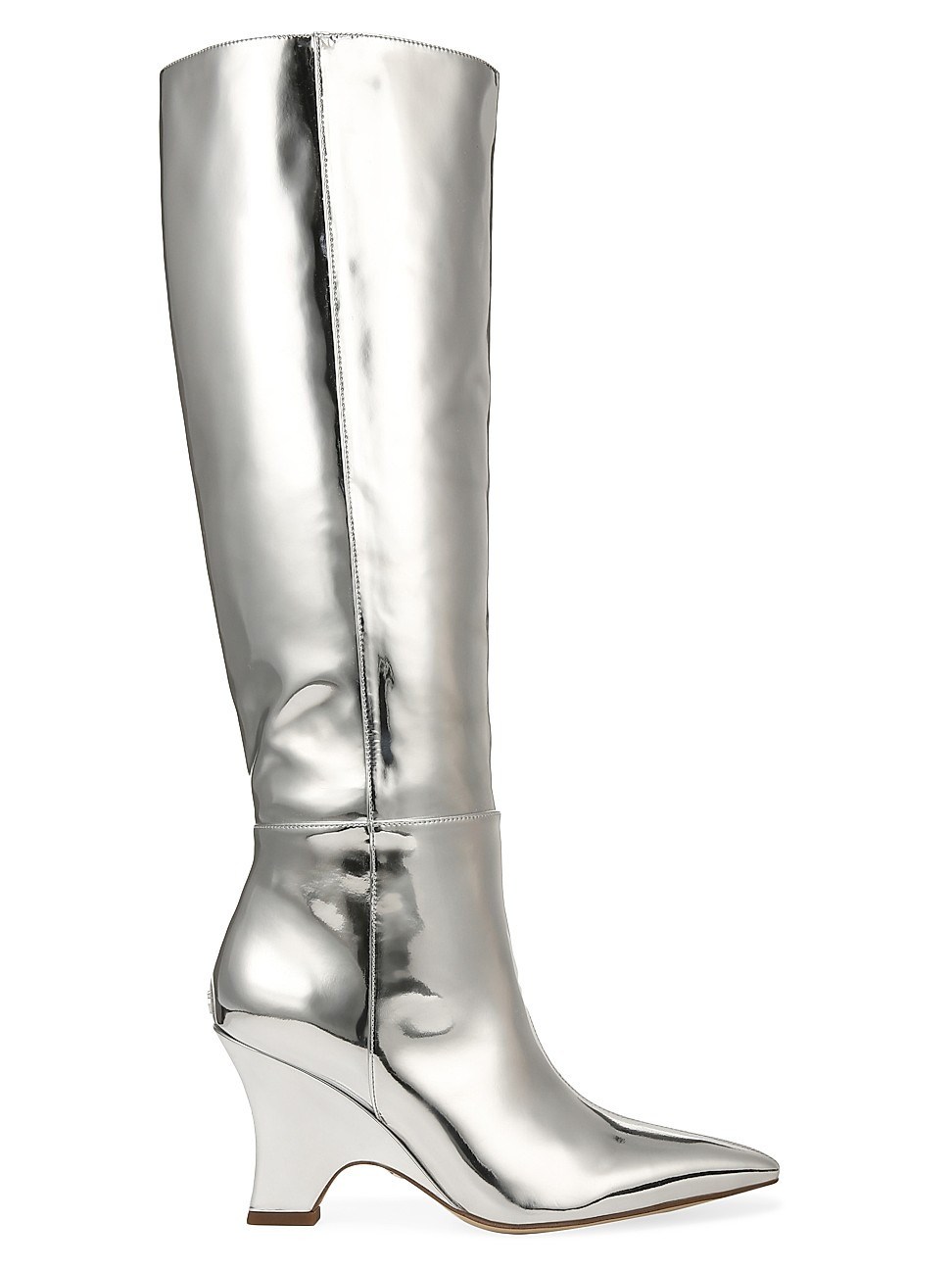 Women's Vance Metallic Knee-High Boots - Soft Silver - Size 6 | Saks Fifth Avenue