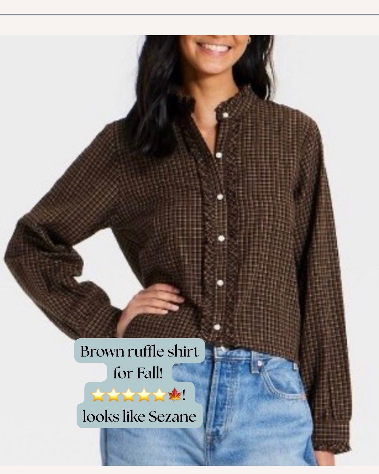 Looks like Sezane! s

#LTKdayinmylife #LTKSeasonal #LTKOver40