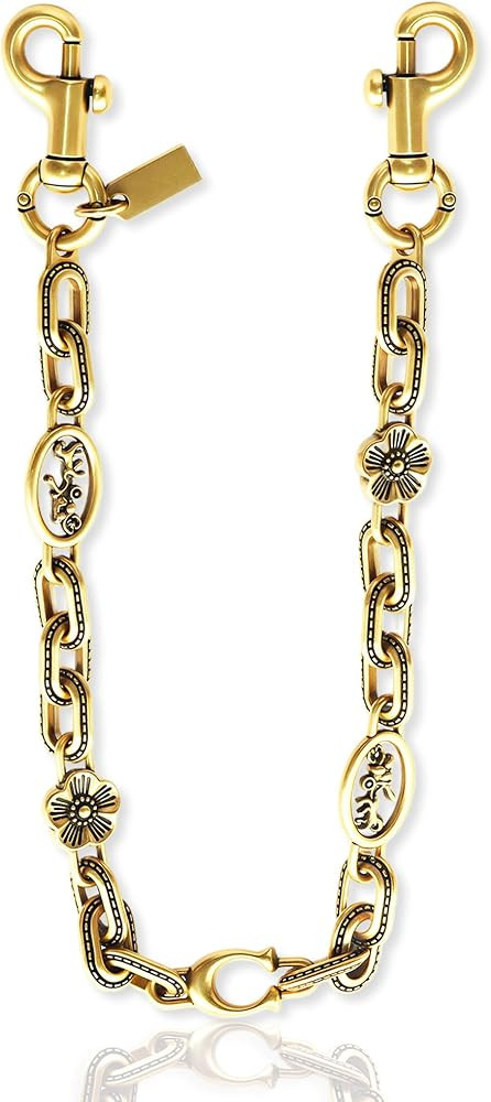 QHSOZ Bag Chain Charm for Handbag, Wallet Chain Charm, Golden Retro Chain Bag Charm Chains Extend... | Amazon (US)