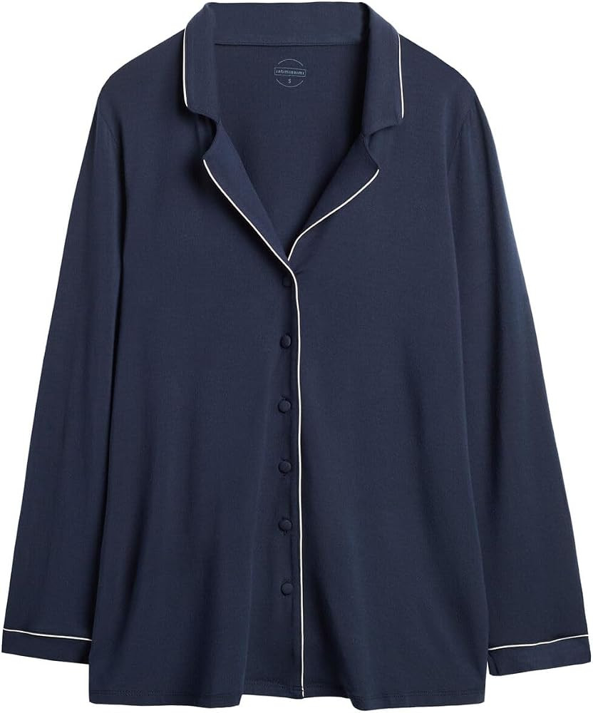 Intimissimi Woman's Long-Sleeve Micromodal Pajama Top | Amazon (US)