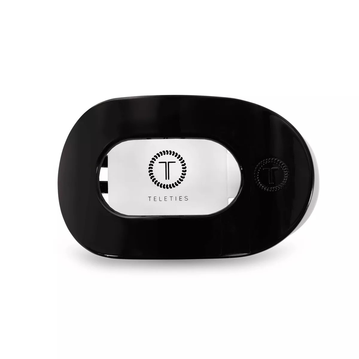 TELETIES Medium Flat Round Hair Clip - Coconut White | Target