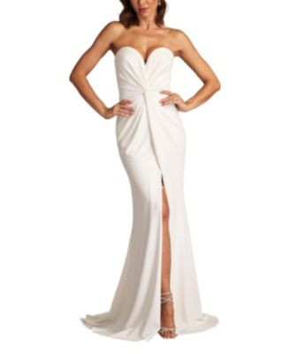 Tadashi Shoji Women's LucasTwist-Front Gown - Macy's | Macy's
