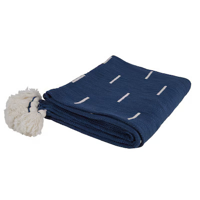 Origin 21 Blue 50-in x 60-in Throw | Lowe's