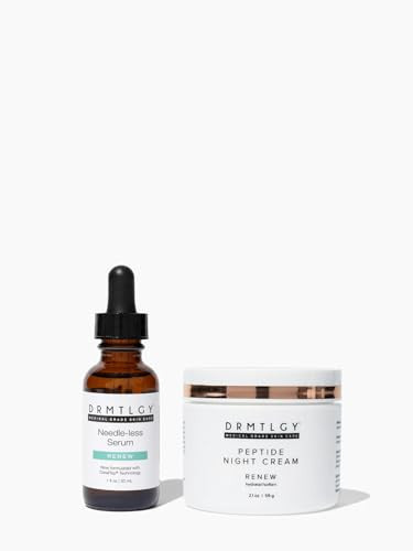 DRMTLGY Hydrated Skin Duo: Needle-less Serum & Peptide Night Cream | Amazon (US)