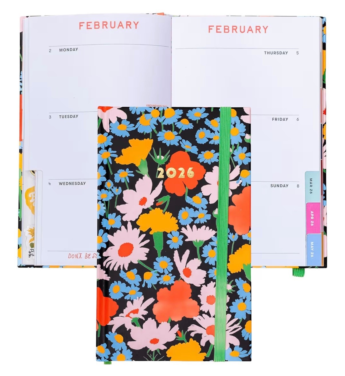 ban.do 12-Month Classic Daily and Weekly Planner Dated January 2026 - December 2026, Hard Cover Self Care Journal, Bound Agenda with Monthly Calendar, Stickers, Art & Bonus Pages (Black Floral)


#LTKmorningroutine