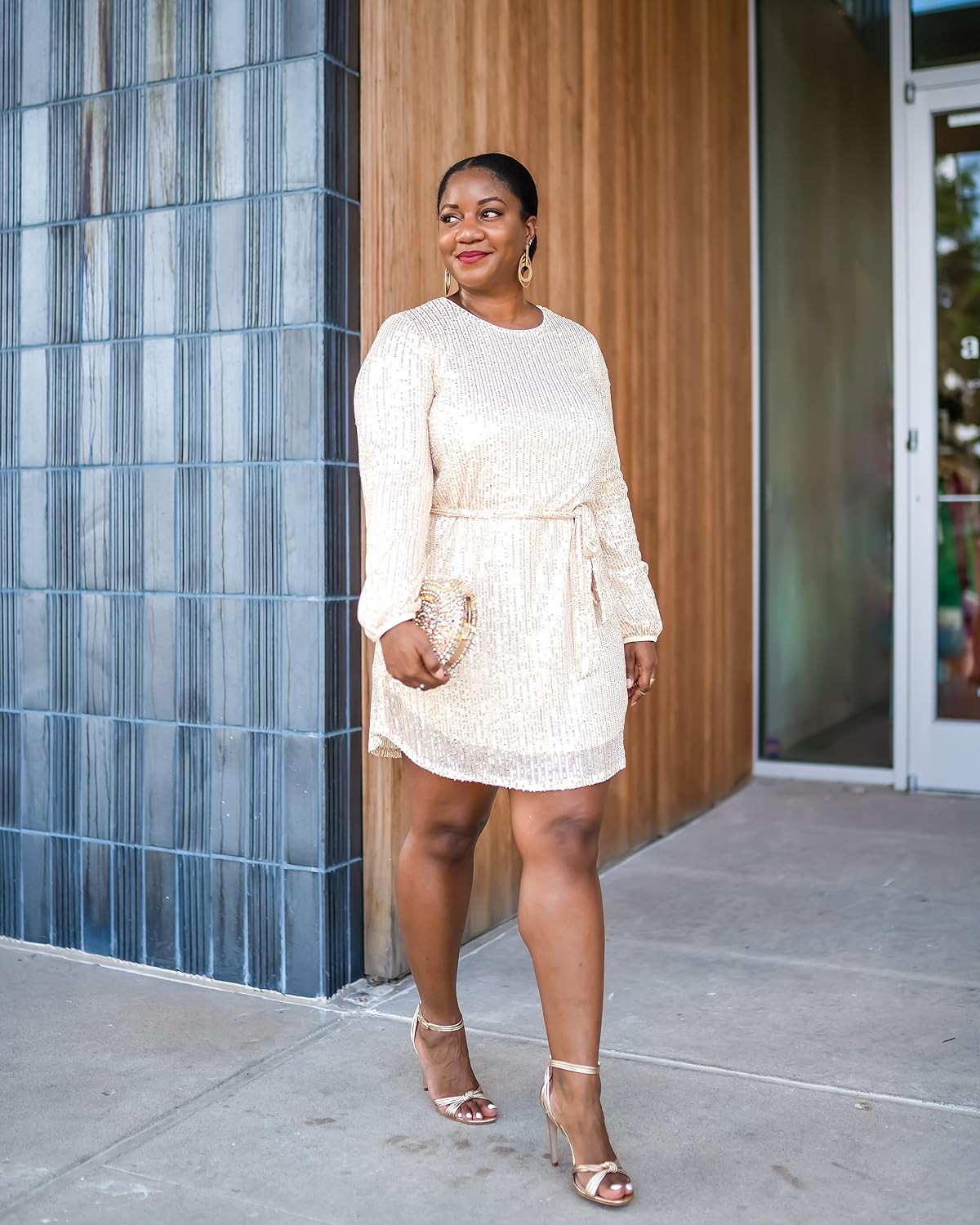 holiday outfit idea | Christmas outfit |  Christmas style | Chic Christmas outfit idea | Sequin dress | holiday style 

#LTKFindsUnder100 #LTKStyleTip #LTKHoliday