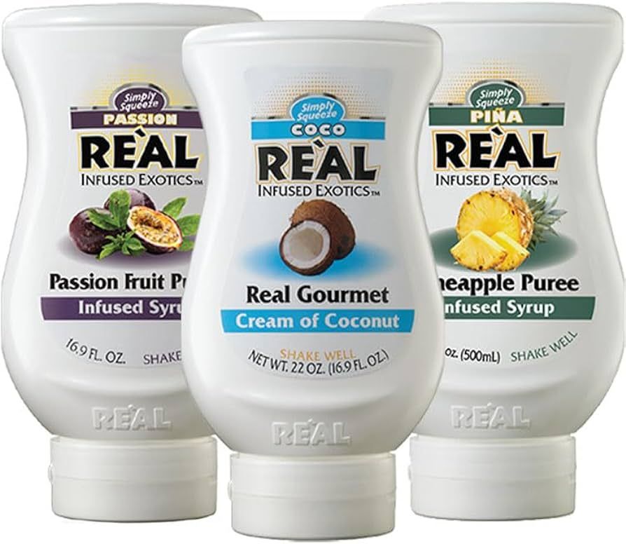 Real Fun in the Sun Essentials Variety Pack: Coco Real, Pina Real, and Passion Real (Pack of 3, 1... | Amazon (US)
