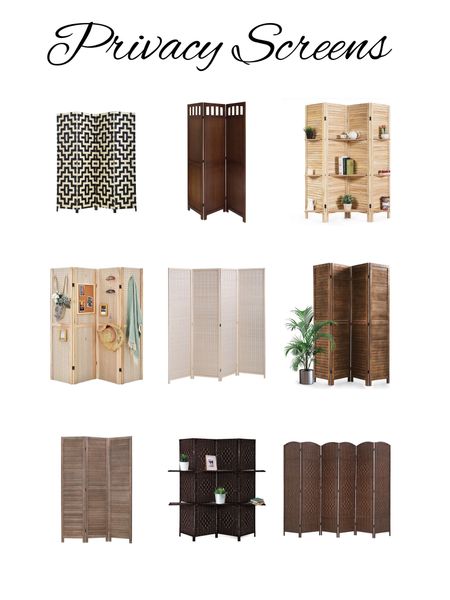 Rounded up some privacy screen/room dividers that I liked.

#LTKSeasonal #LTKhome #LTKFind