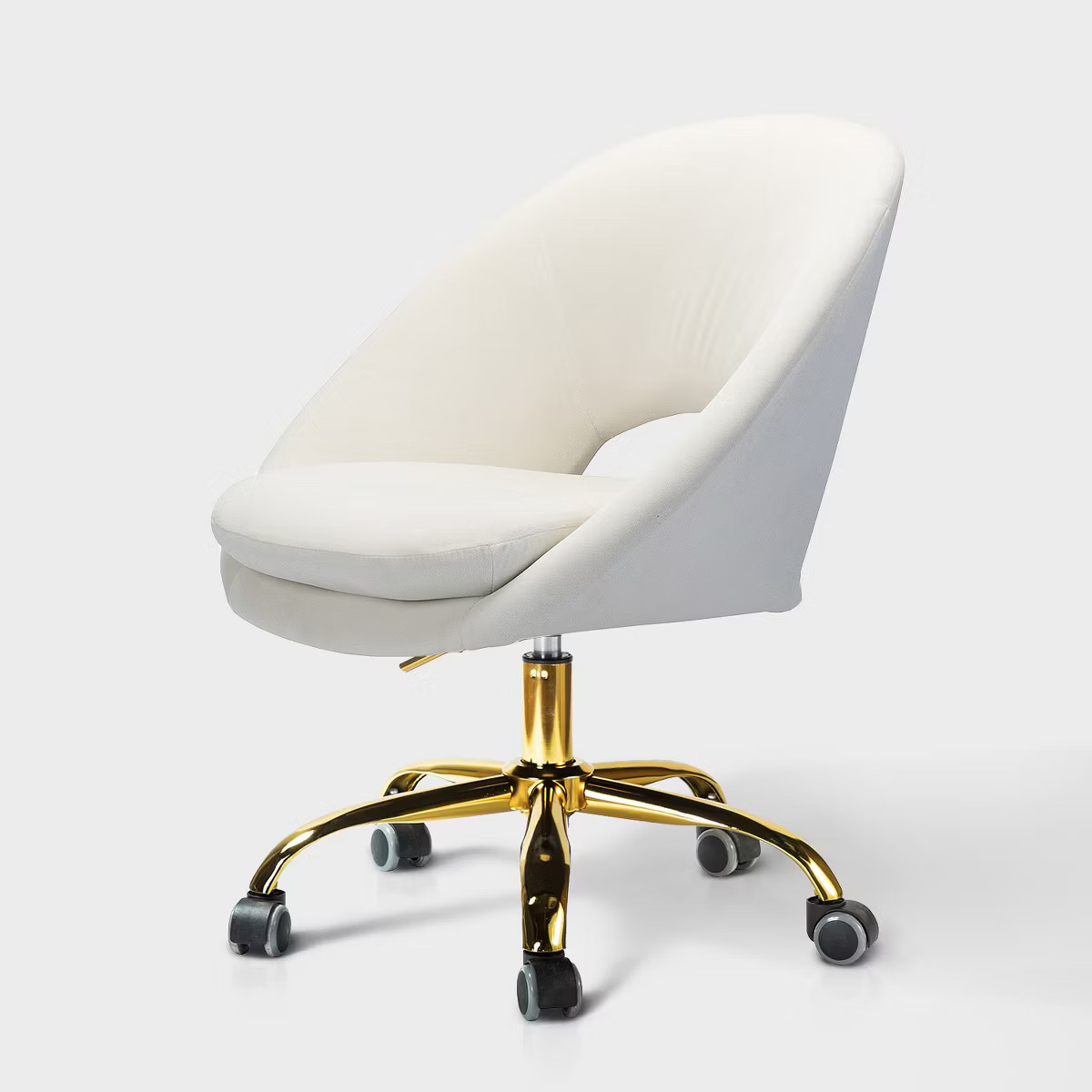 Hector Velvet Task Chair Home Office Desk Chair Swivel Adjustable | Karat Home | Target