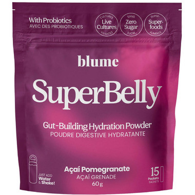 Blume SuperBelly Hydration Powder Acai Pomegranate | Well.ca